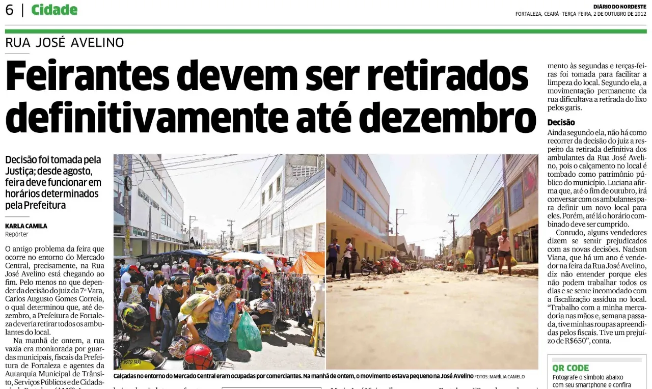 Justiça determina desocupação da rua