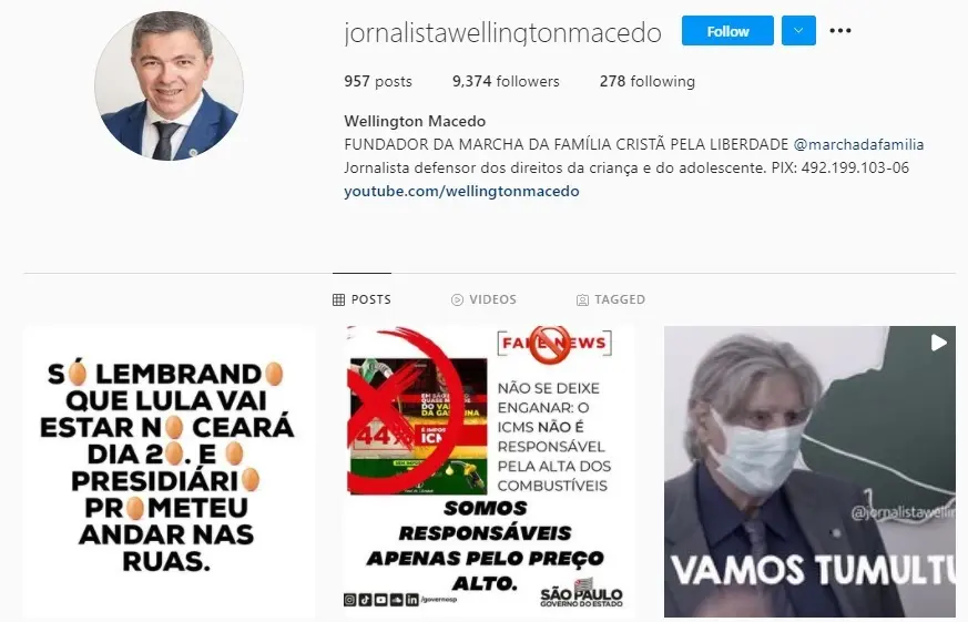 Imagem da notícia: Bolsonarista cearense está entre os alvos da operação da PF por ataques à democracia