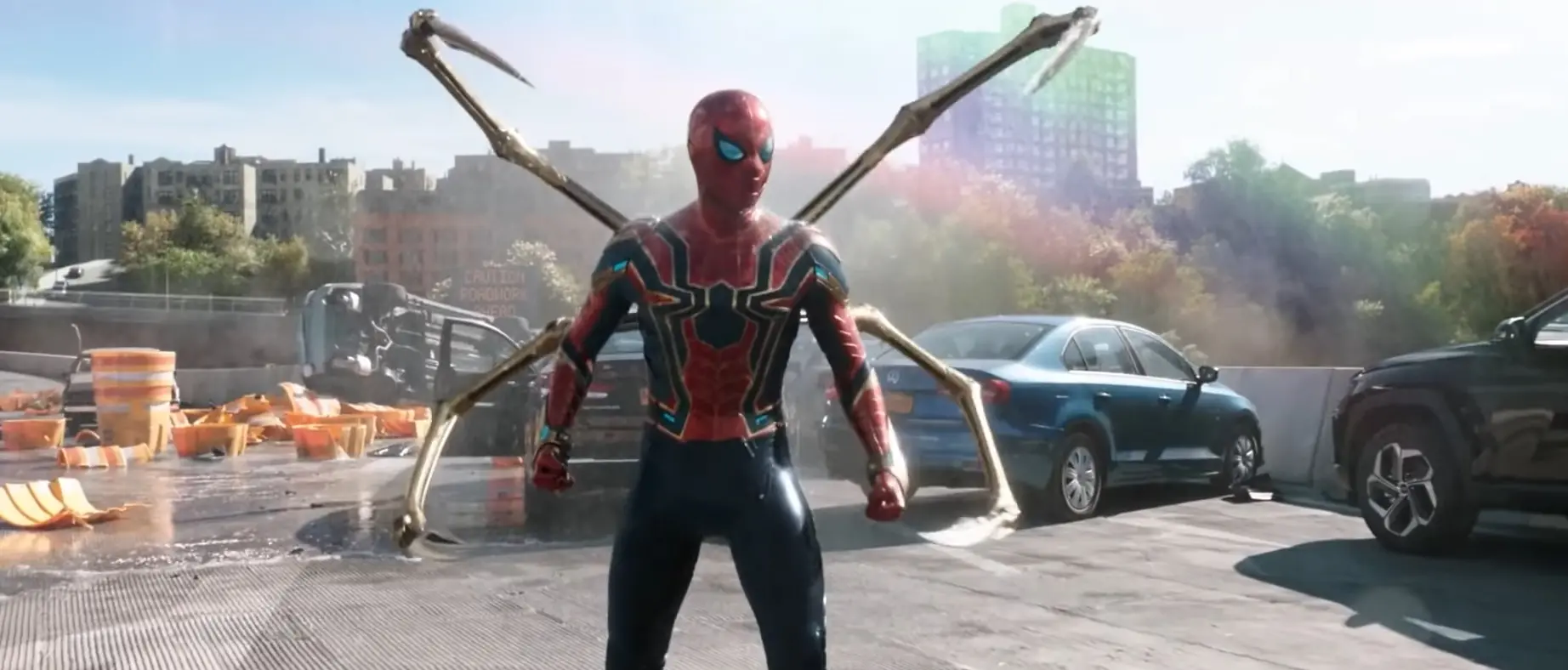Homem-Aranha em luta contra vilão