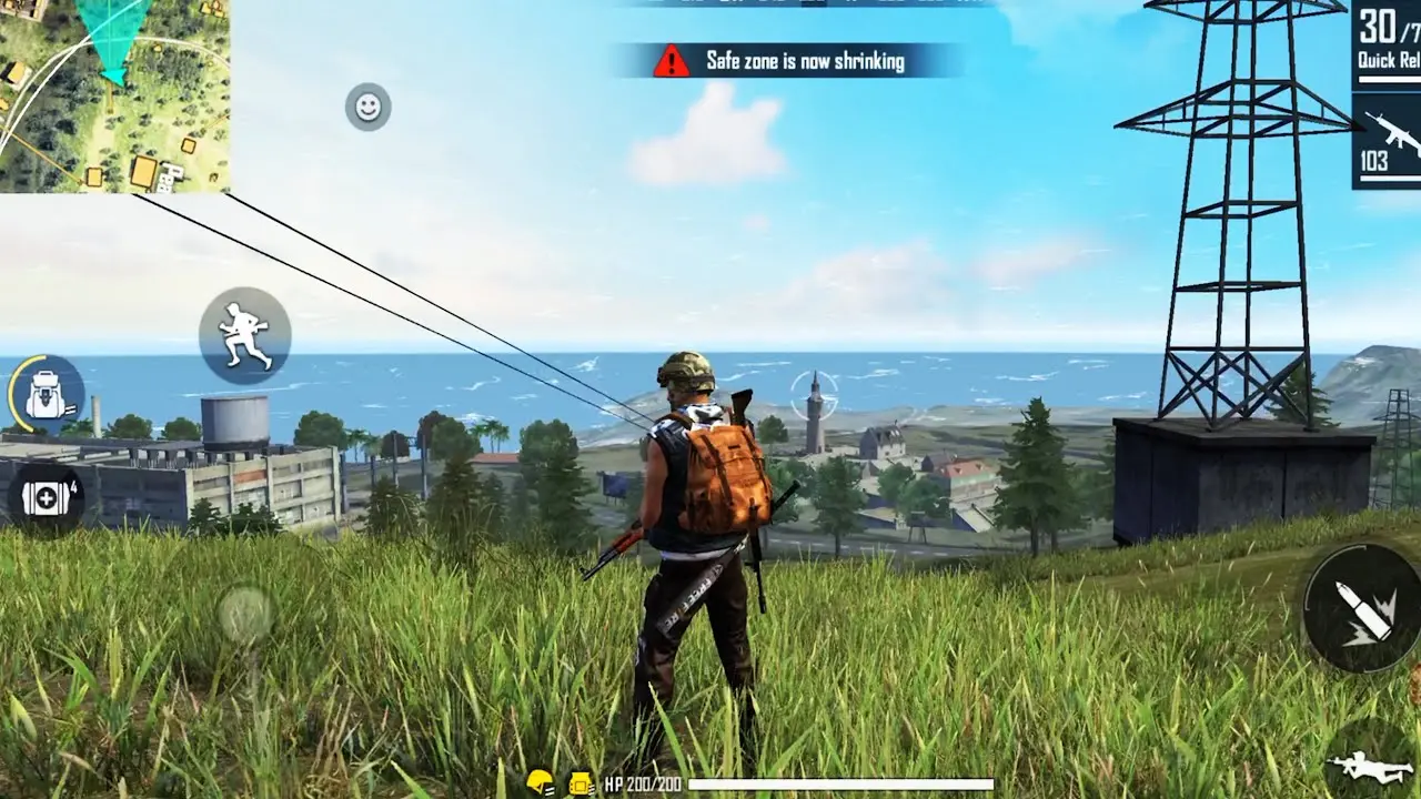 No Free Fire é possível jogar sozinho ou com amigos