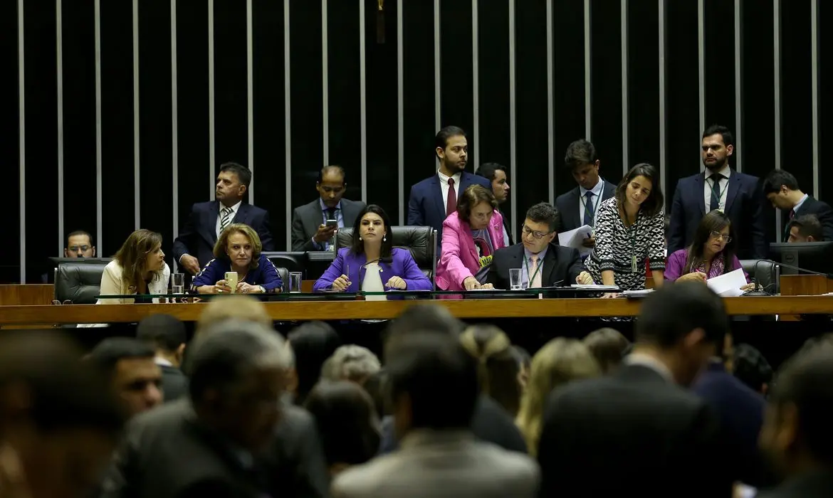 mulheres no plenário do Congresso Nacional