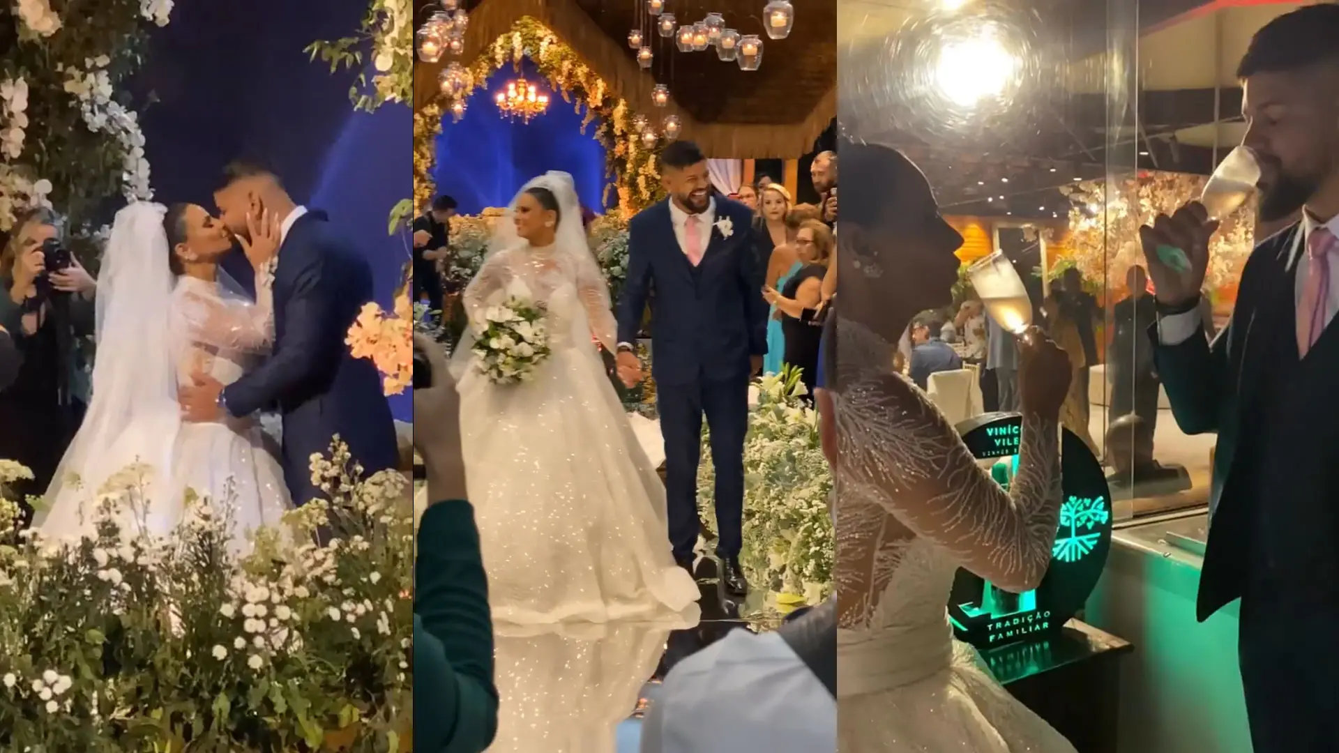 Imagem da notícia: Viviane Araújo e Guilherme Militão se casam no Rio de Janeiro