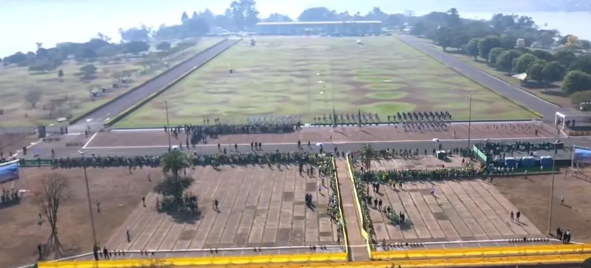Movimentação de apoiadores de Jair Bolsonaro em Brasília