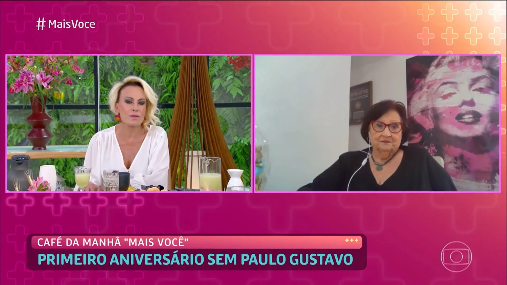 Imagem da notícia: Mãe de Paulo Gustavo chora na TV ao falar do primeiro aniversário sem o filho