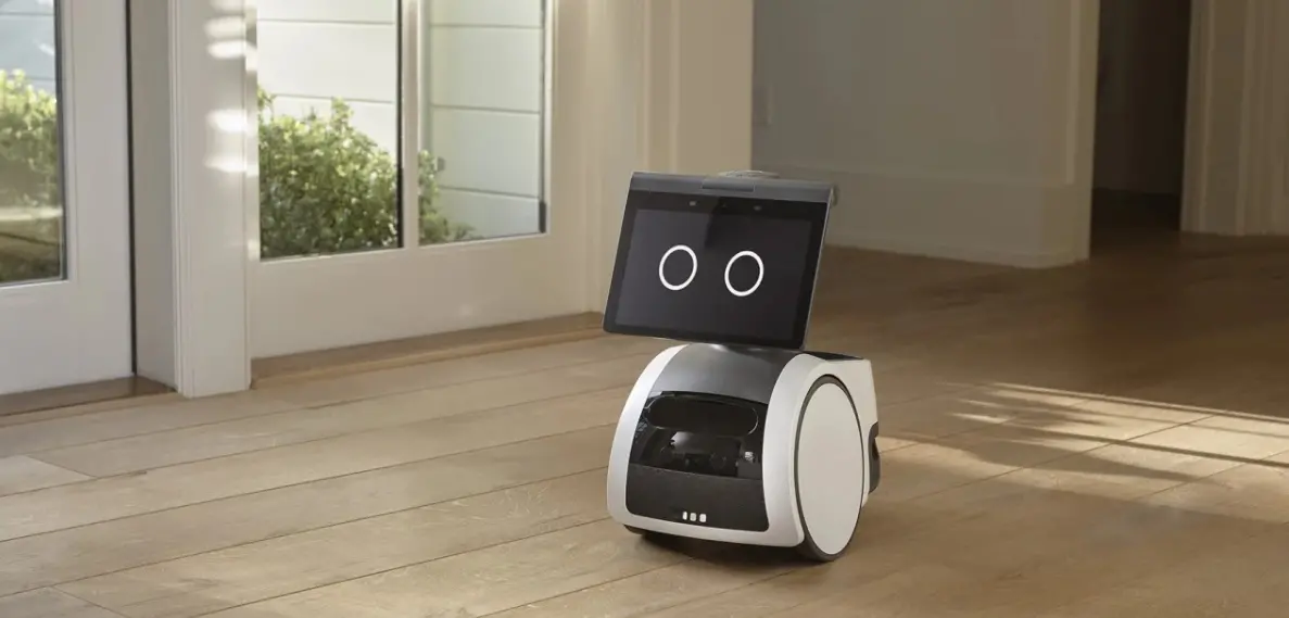 Imagem da notícia: Amazon apresenta Astro, robô que simula expressões faciais e se movimenta sozinho pela casa