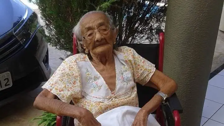 Imagem da notícia: Morre aos 116 anos, por pneumonia, cearense reconhecida como a pessoa mais velha do Brasil