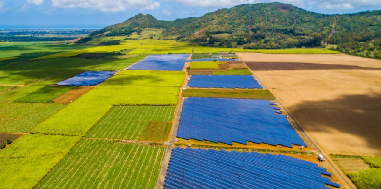 A Qair possui diversos parques solares, um deles nas Ilhas Maurício