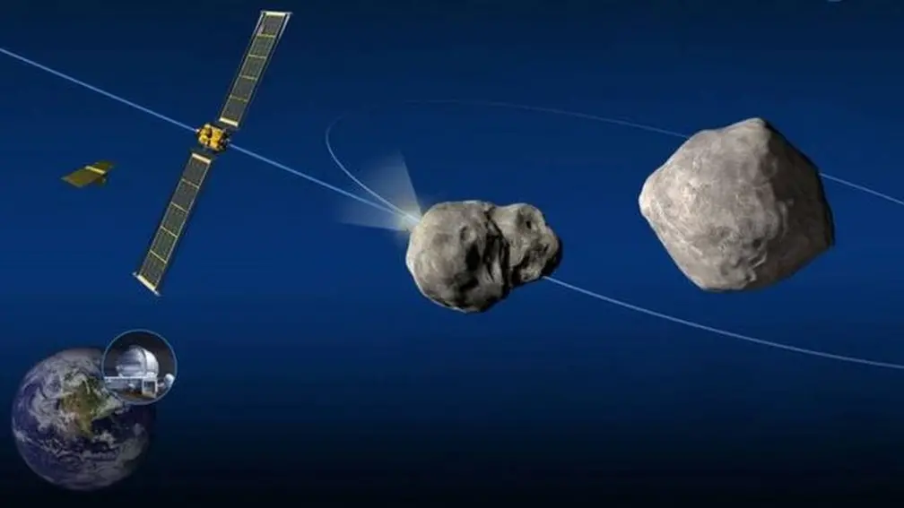 Imagem da notícia: Nasa vai enviar espaçonave para atingir asteroide e testar modelo de 'defesa planetária'