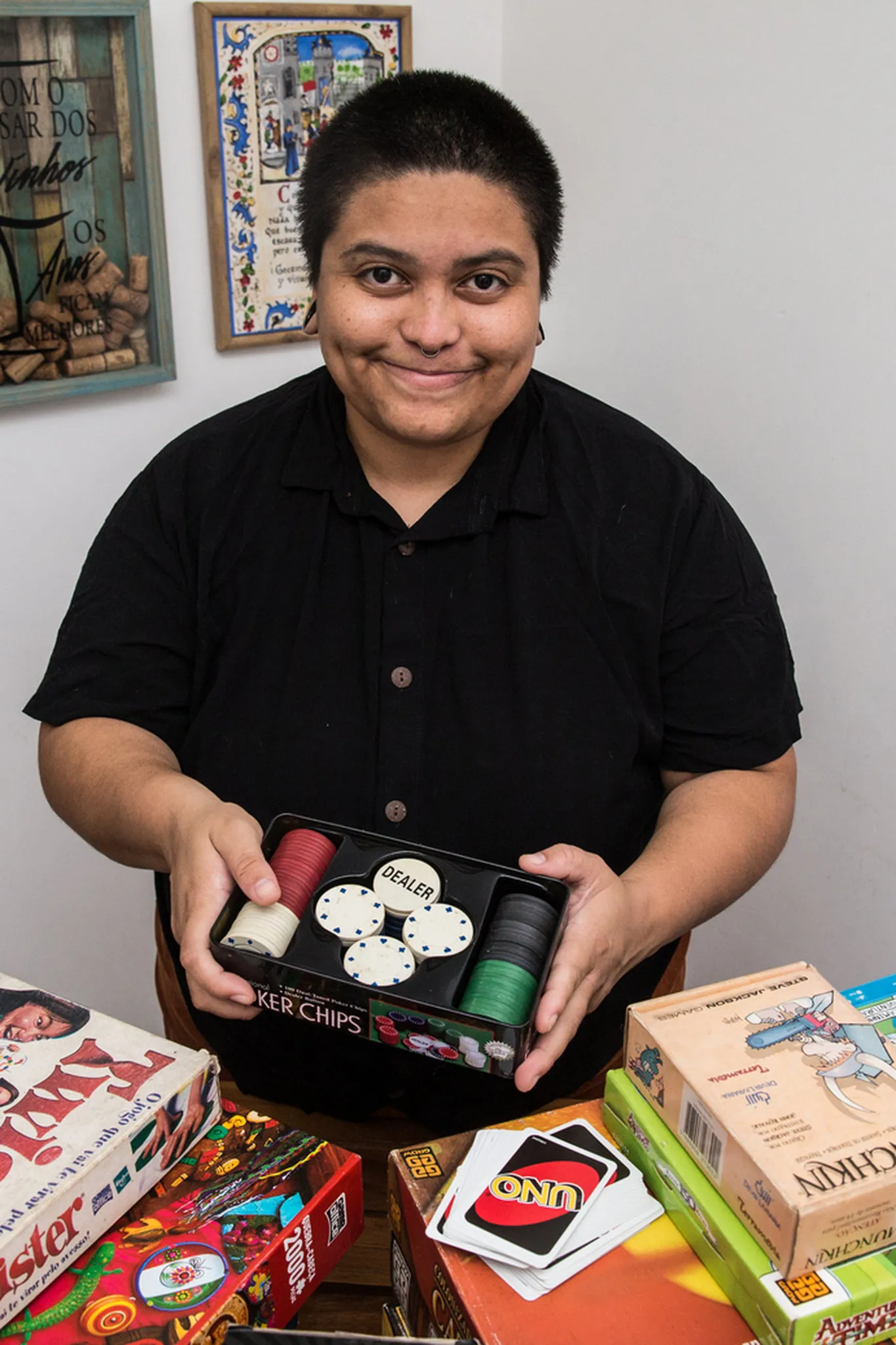 Camila sempre recorre aos jogos para se distanciar um pouco das tecnologias