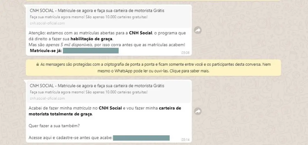 Imagem da notícia: Criminosos usam busca por CNH popular para aplicar golpes no Ceará, alerta Detran  