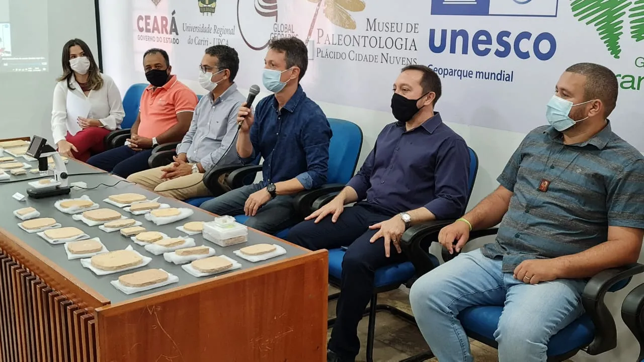 A Universidade Regional do Cariri (URCA), por meio do Museu de Paleontologia Plácido Cidade Nuvens, realizou solenidade de recebimento oficial fóssil da aranha Cretapalpus vittari