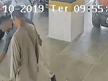 As câmeras internas do edifício mostraram que a obra já havia começado quando o Andrea desmoronou