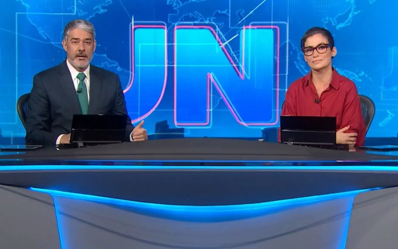Imagem da notícia: William Bonner e Renata Vasconcellos renovam contrato com a Globo; veja valor do salário 