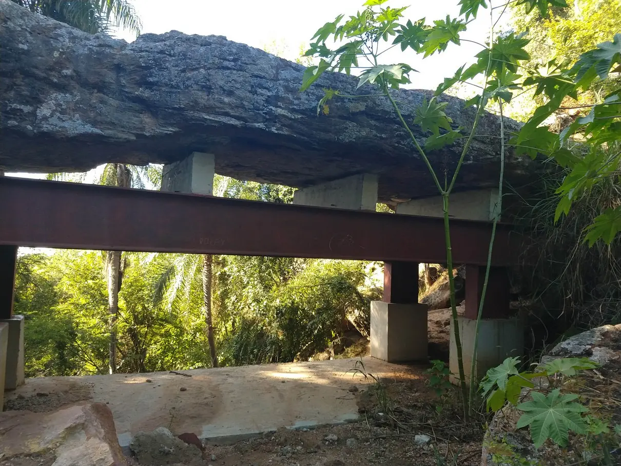 Ponte de Pedra, em Nova Olinda