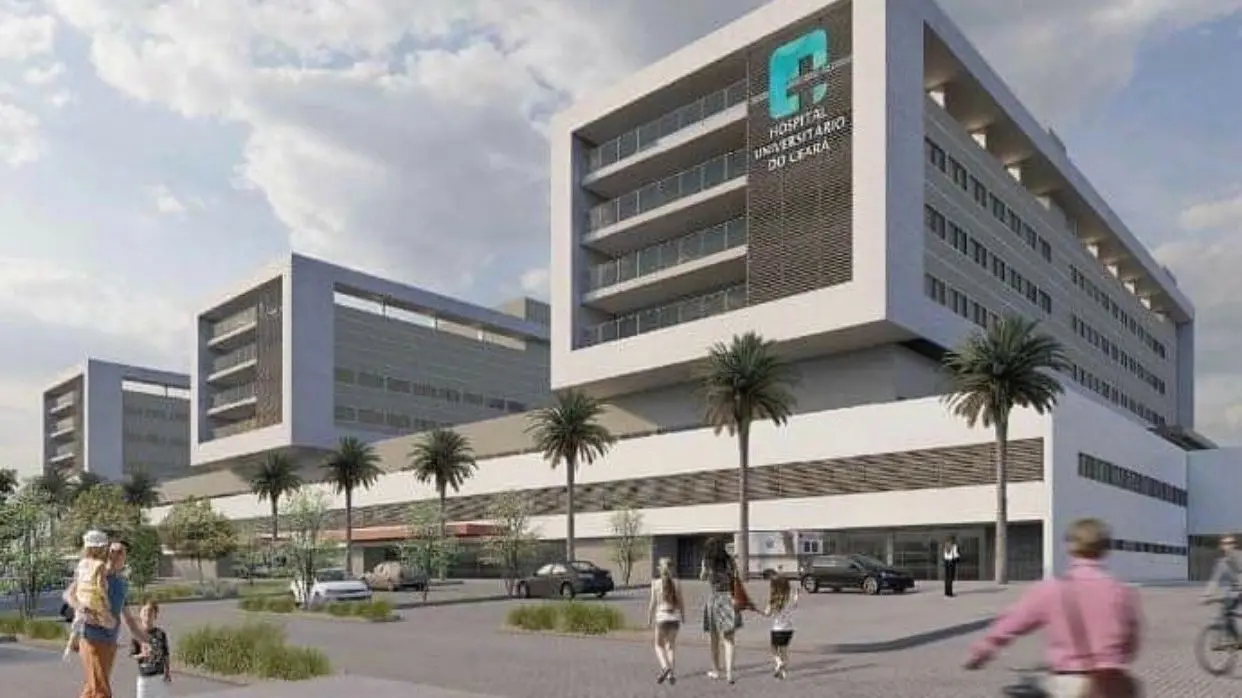 Imagem da notícia: Avançam obras de construção do Hospital Universitário do Ceará