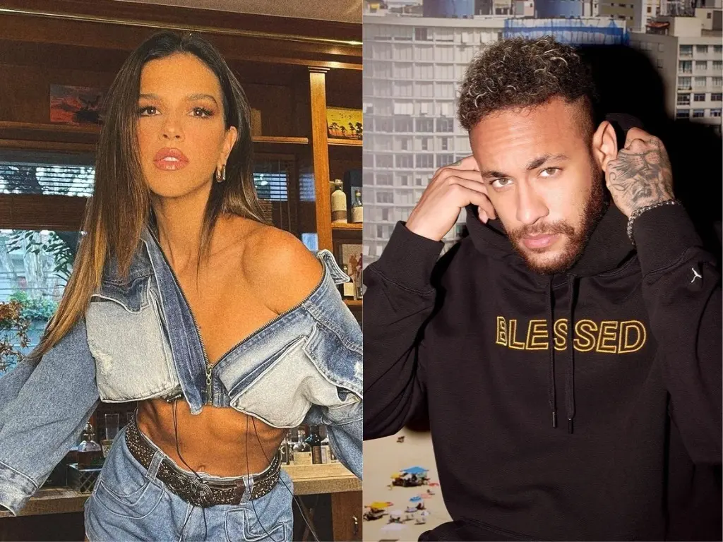 Imagem da notícia: Neymar e Mariana Rios são vistos aos beijos em bar de São Paulo