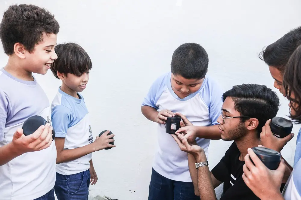 Museu da Fotografia Fortaleza frequentemente realiza atividades cujo foco é a participação de crianças