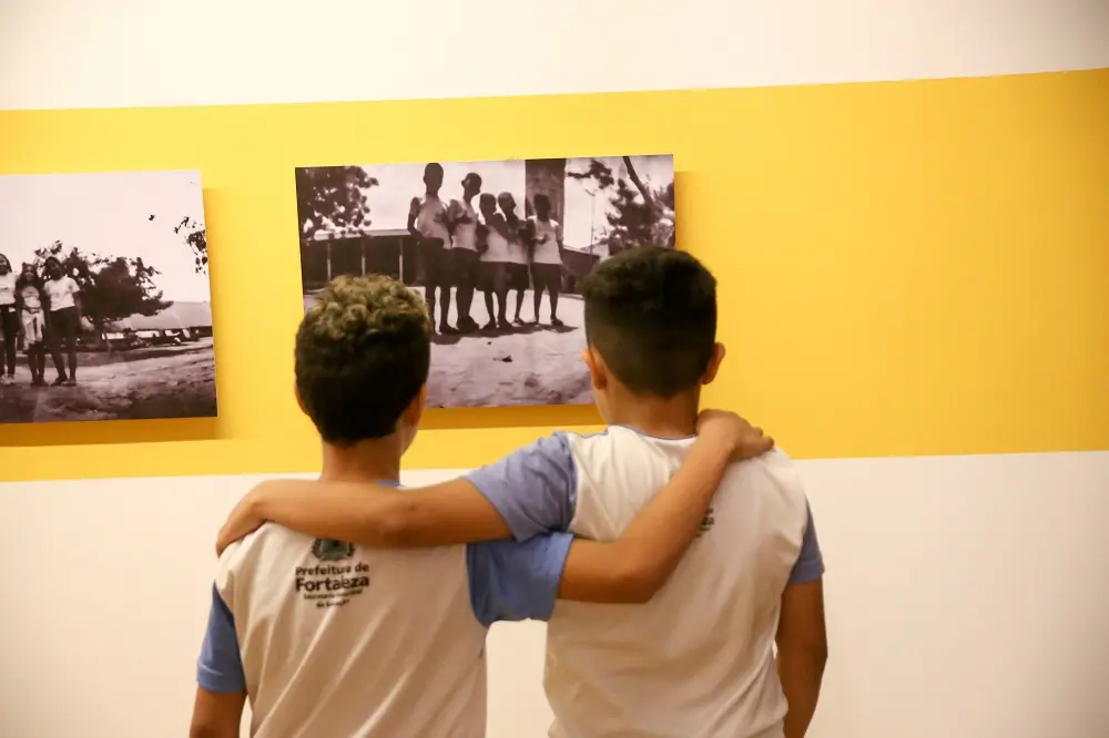 Museu da Fotografia Fortaleza frequentemente realiza atividades cujo foco é a participação de crianças
