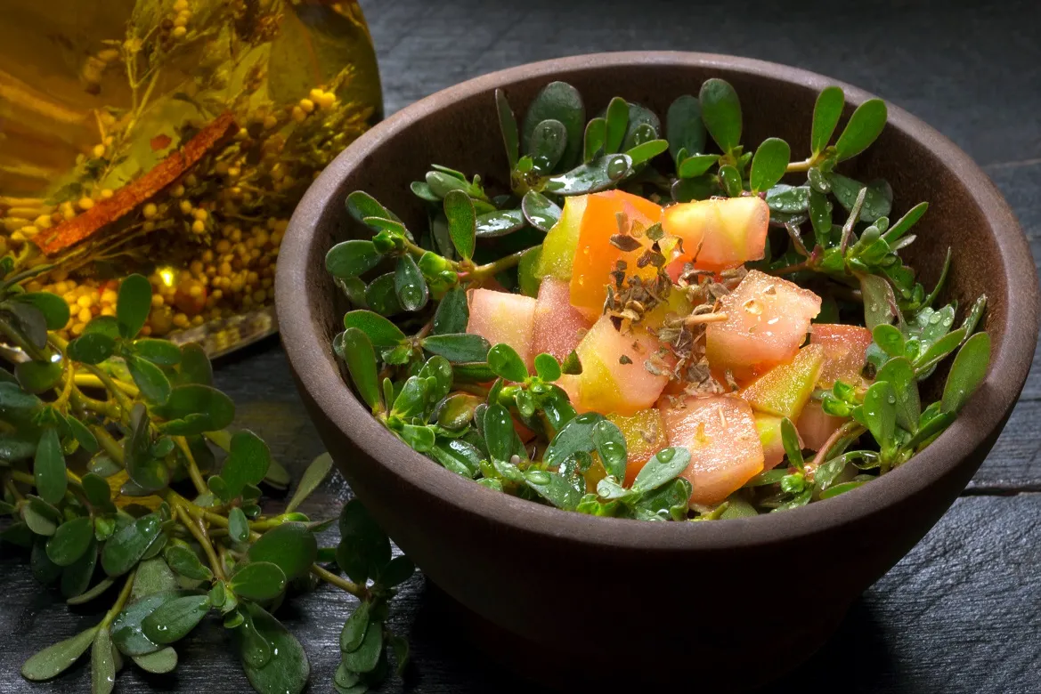 As folhas da planta são consumidas cruas ou em sopas, tortas salgadas, em saladas e bolinhos