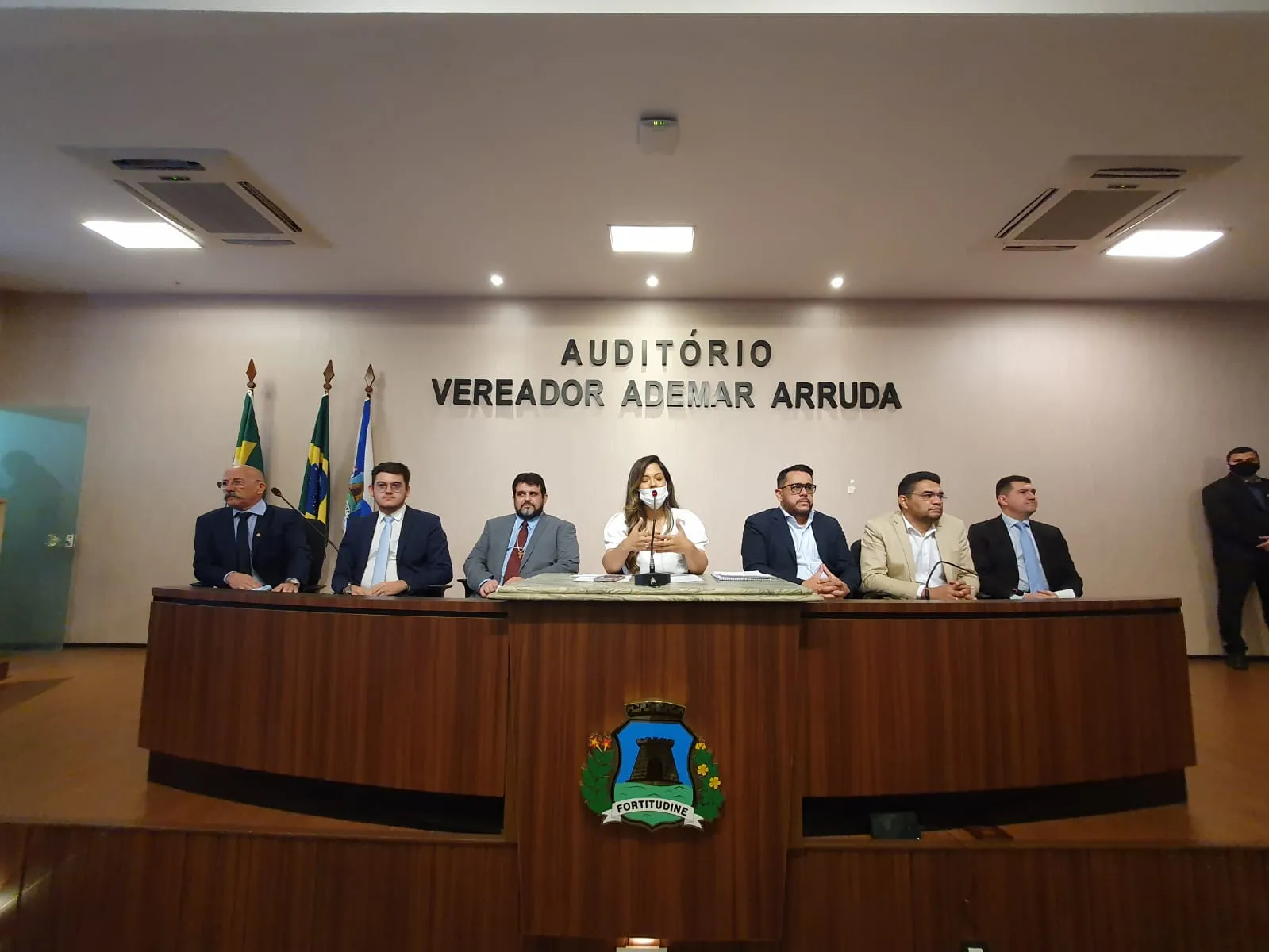 Vereadores do grupo de oposição à direita na Câmara de Fortaleza