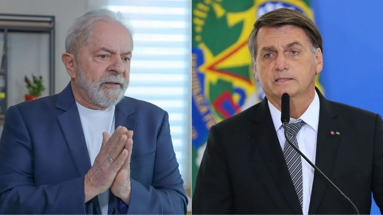 Imagem da notícia: DataFolha: Lula tem 48% das intenções de voto para presidente no 1º turno; Bolsonaro soma 22%