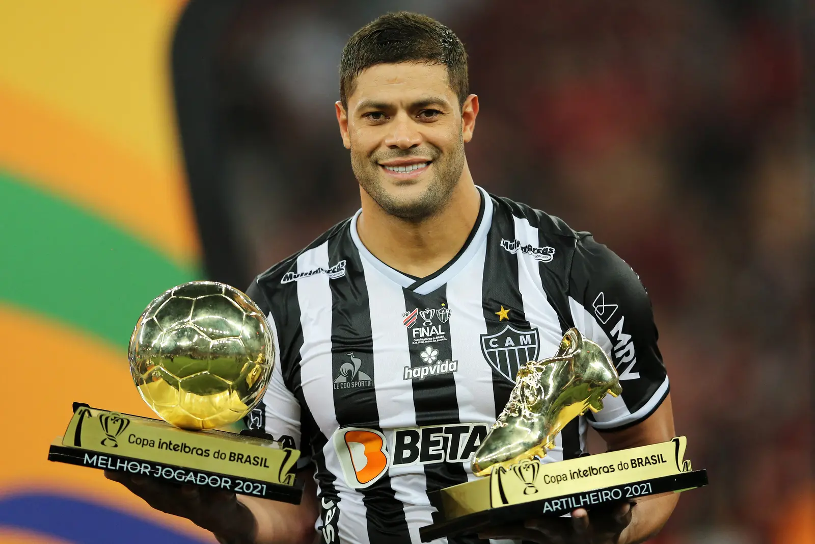 Imagem da notícia Hulk é o artilheiro do futebol brasileiro em 2021; Top-5 de goleadores tem Olávio e Ciel