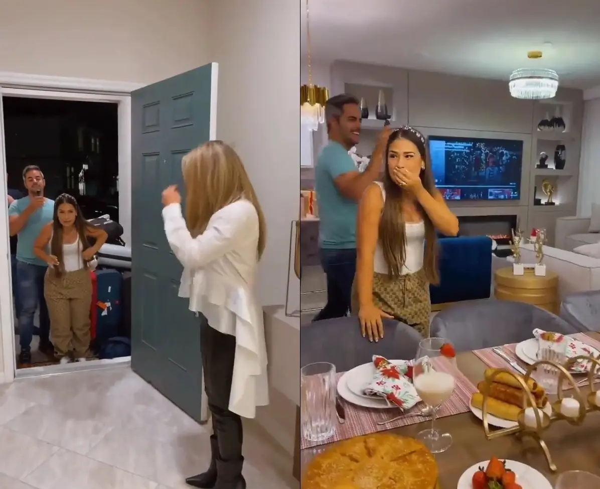 Imagem da notícia: Simone recebe mansão nos Estados Unidos e fica surpresa com decoração; assista