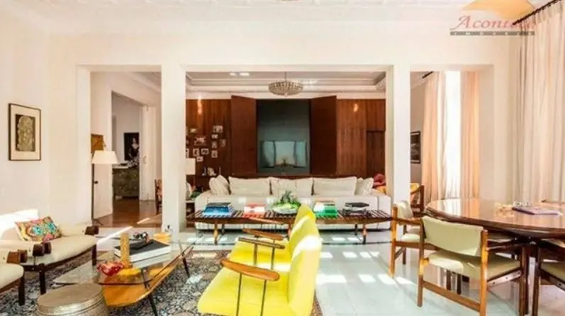 Sala de jantar de mansão de Fernanda Lima e Rodrigo Hilbert
