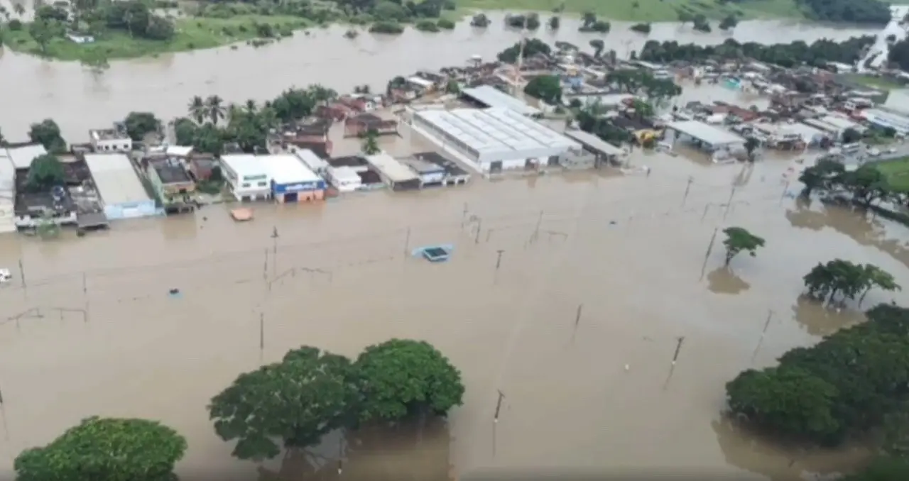 Inundações na Bahia