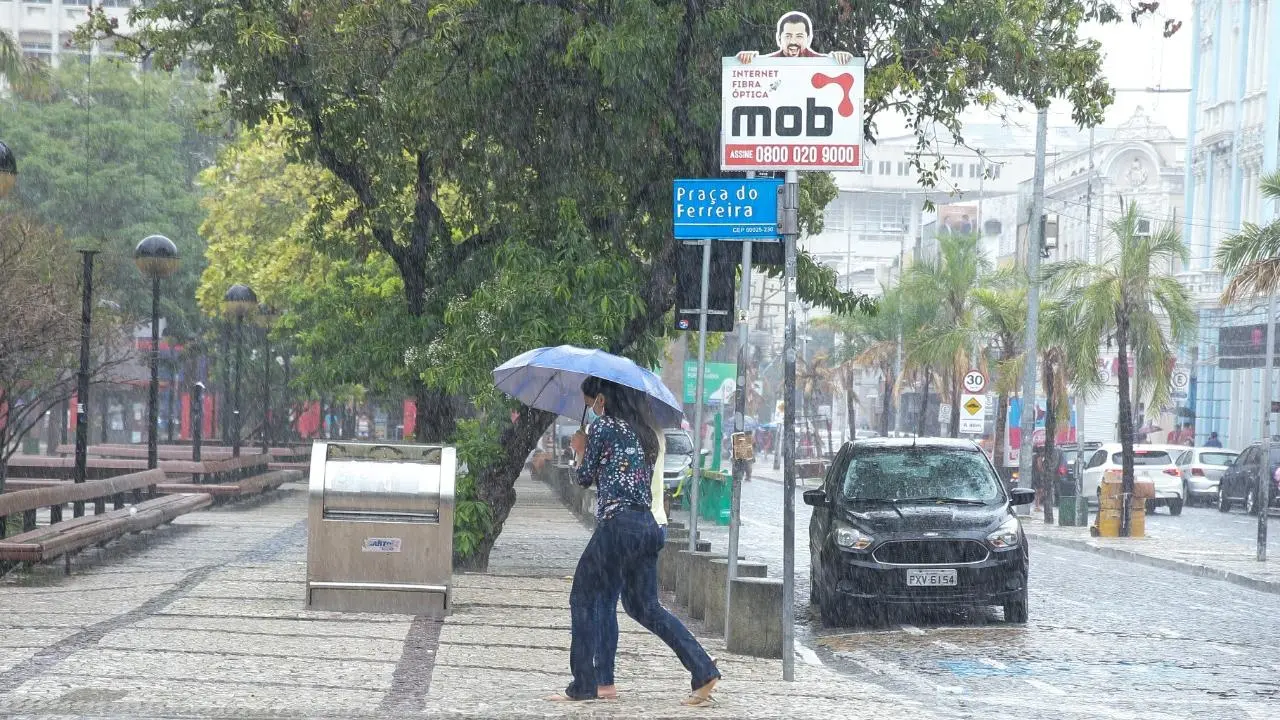 Imagem da notícia: Saiba quais cidades e regiões cearenses receberam os maiores e menores volumes de chuvas em 2021