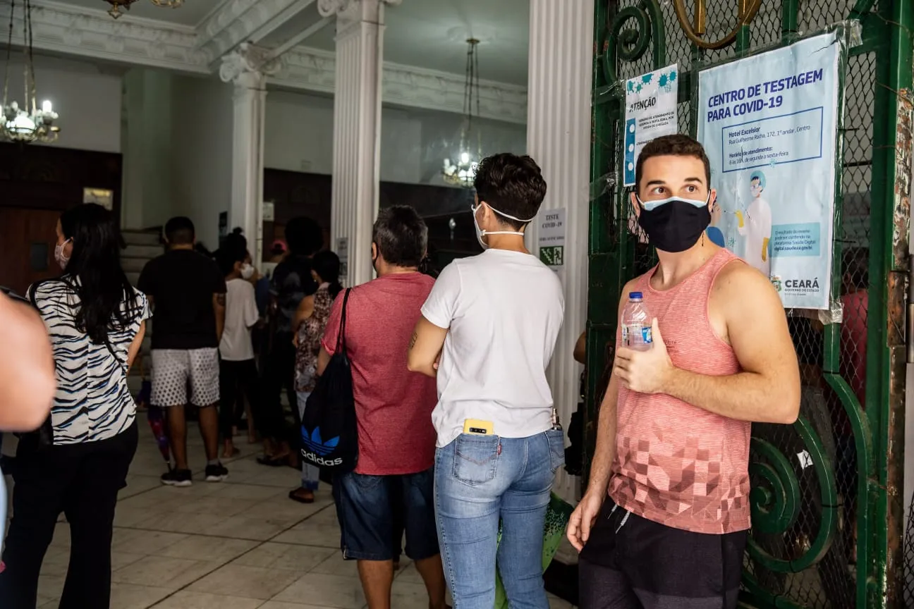 Por causa do aumento pela procura, número de testes disponíveis para a população passou para 300 no Hotel Excelsior, no Centro de Fortaleza
