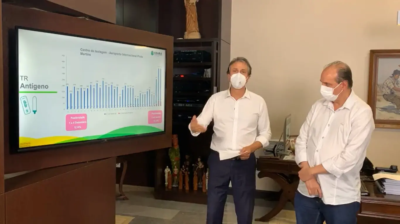 Imagem da notícia: Dados epidemiológicos sinalizam que Ômicron já é variante predominante no Ceará, diz Camilo