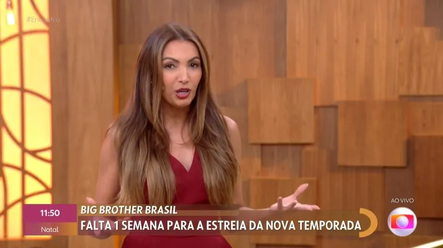 Apresentadora comunicou data de divulgação da lista enquanto interagia com a plateia do programa
