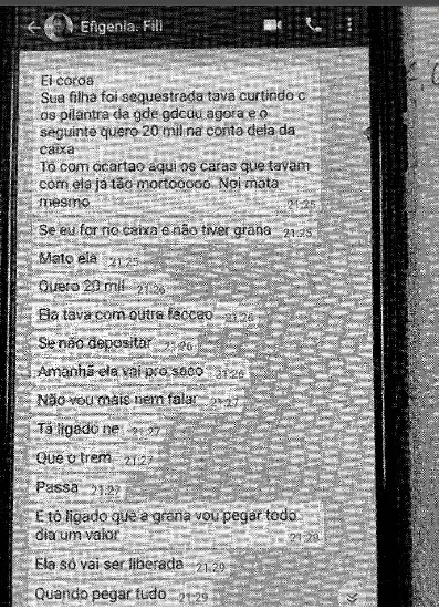 O então namorado da vítima teve a ideia de forjar que o crime se tratava de um sequestro, conforme a investigação