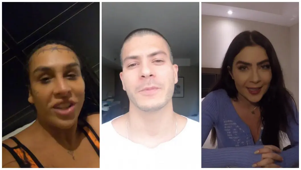 Imagem da notícia: BBB 22: Arthur Aguiar, Jade Picon e Linn da Quebrada não entram em estreia após diagnóstico de Covid