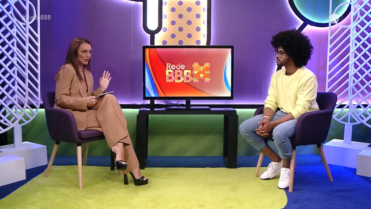 Imagem da notícia: Rafa Kalimann aconselha Luciano sobre fama no 'Bate-Papo BBB': 'é só uma consequência'