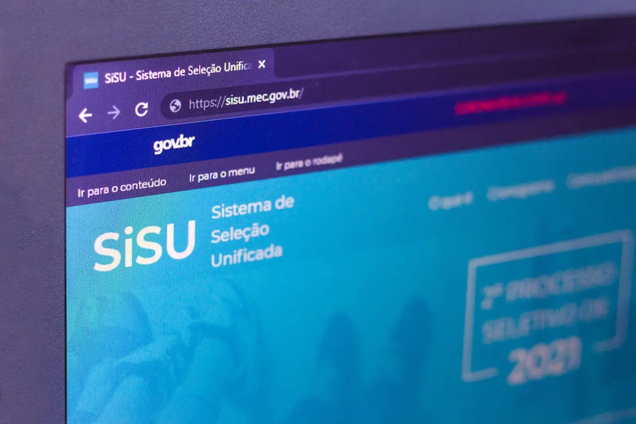 tela mostrando site do sisu