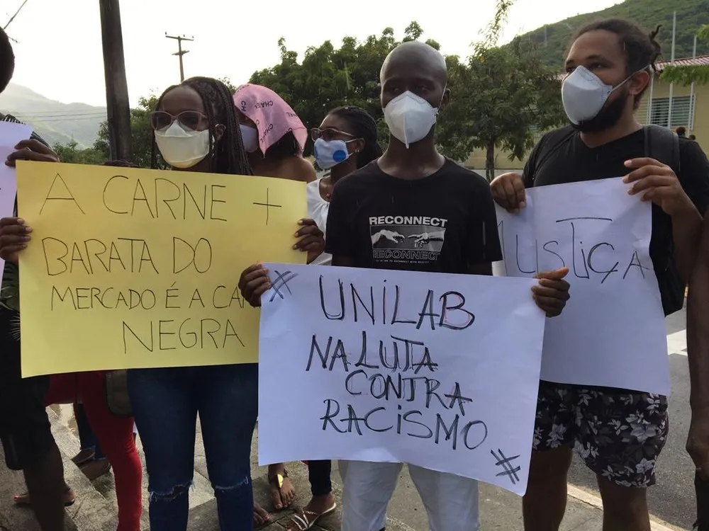 Manifestação pede Justiça por Moïse