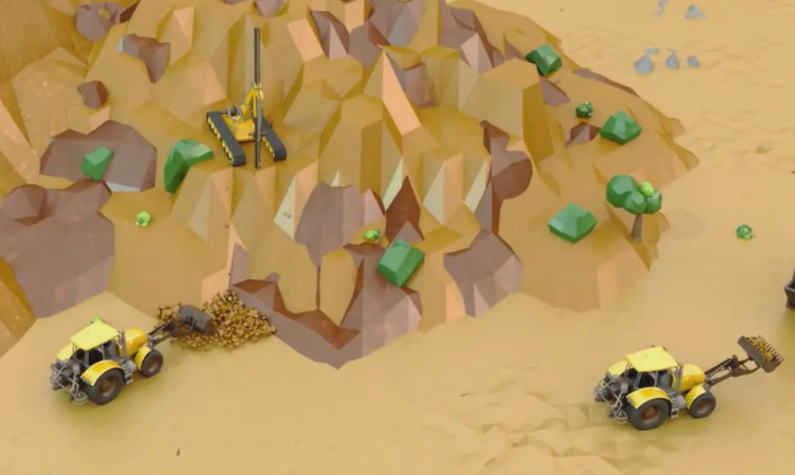 Imagem ilustra exploração de urânio no interior do Ceará
