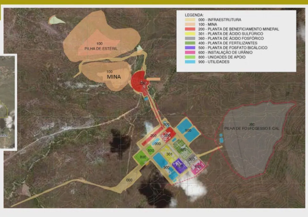 Mapa do empreendimento