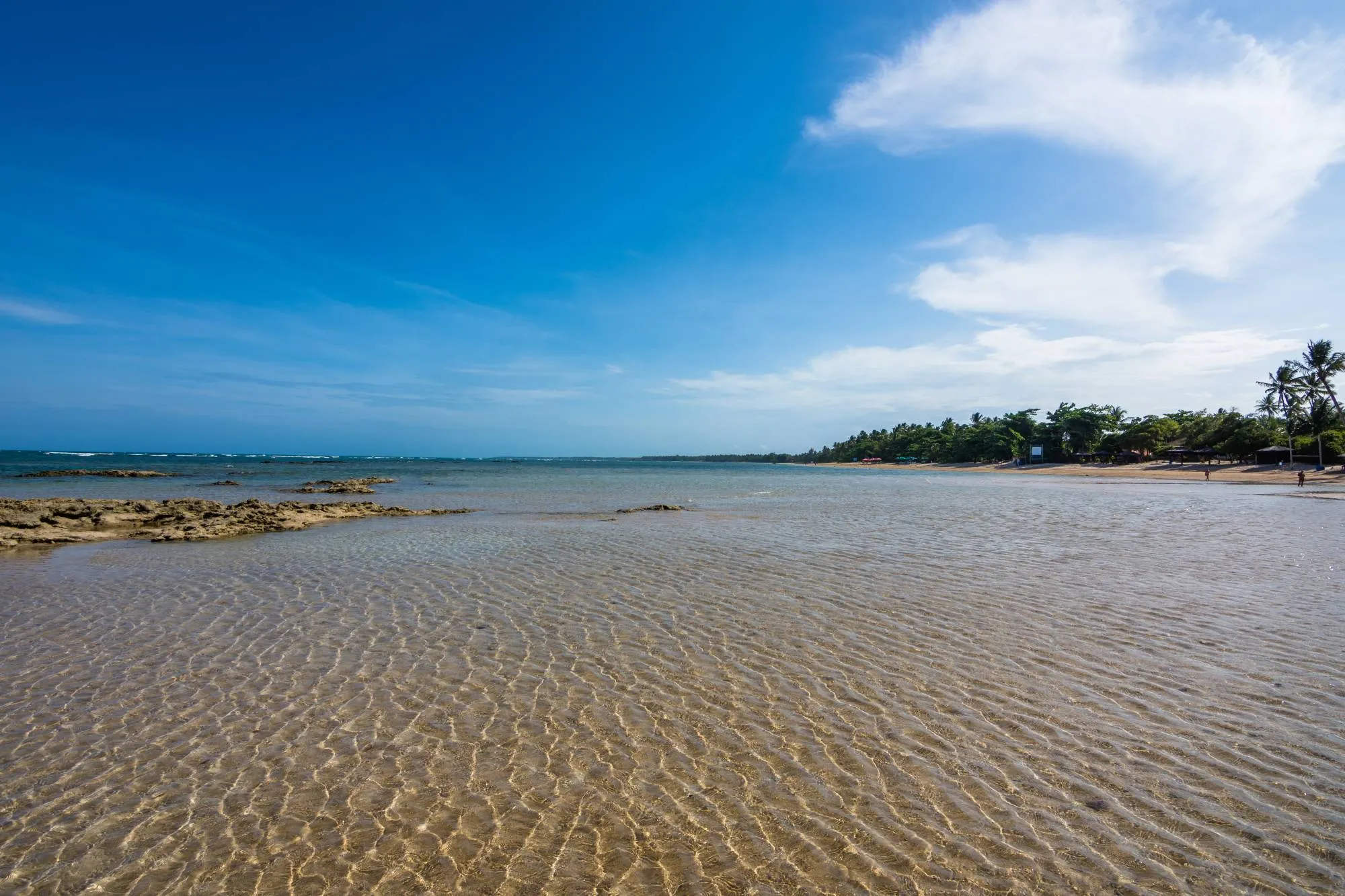 Quarta Praia em Morro de São Paulo, na Bahia