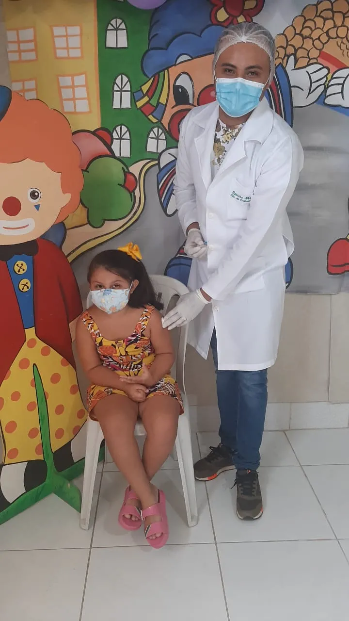 Aplicação da segunda dose da vacina pediátrica acontece desde o dia 22 de fevereiro em Granja