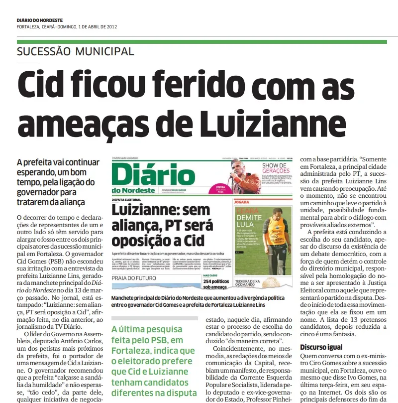 Com críticas públicas, o rompimento foi anunciado
