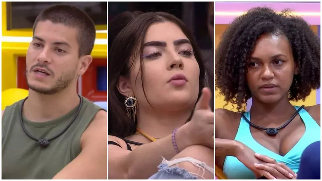 Imagem da notícia: Enquete BBB 22: Arthur Aguiar, Jade Picon ou Jessilane? Vote em quem você quer fora da casa