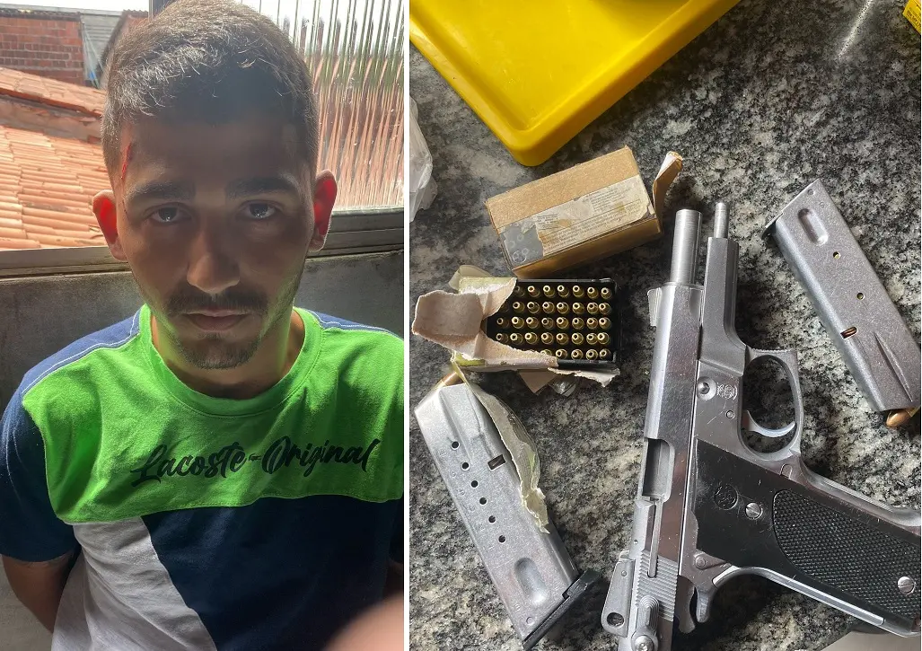 Imagem da notícia: Número 1 de facção no Maracanaú é preso por policiais militares 
