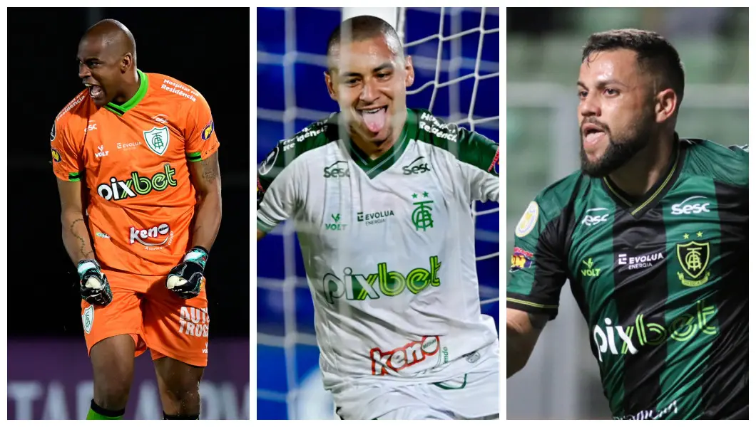 Imagem da notícia Velhos conhecidos do futebol cearense brilham em classificação histórica do América-MG; veja lista