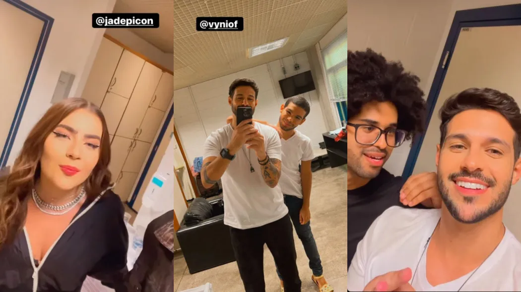 Ex-brothers estão animados postando registros