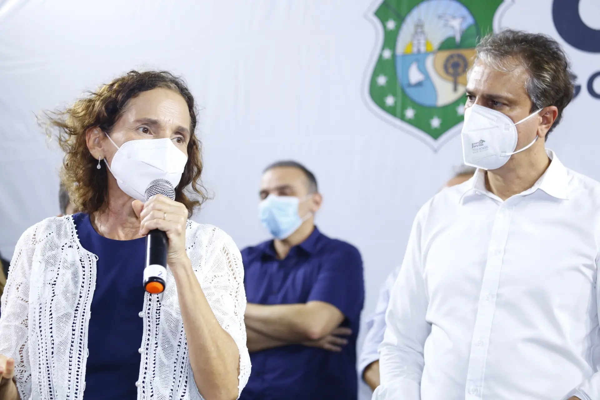 Imagem da notícia: Prestes a assumir o Governo, Izolda acompanhou Camilo em 8 de cada 10 inaugurações neste ano