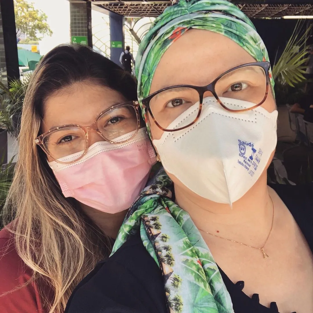 Marina relatou que conheceu a irmã em meio a busca por um doador compatível