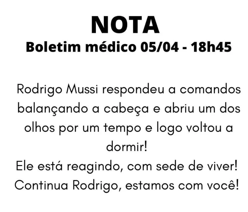 Irmão de Rodrigo Mussi atualiza sobre estado de saúde do ex-BBB